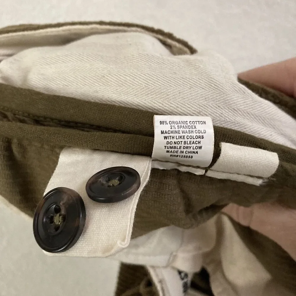 Taylor Stitch Democratic‎ Foundation Pant Olive Cord Green Corduroy Men’s